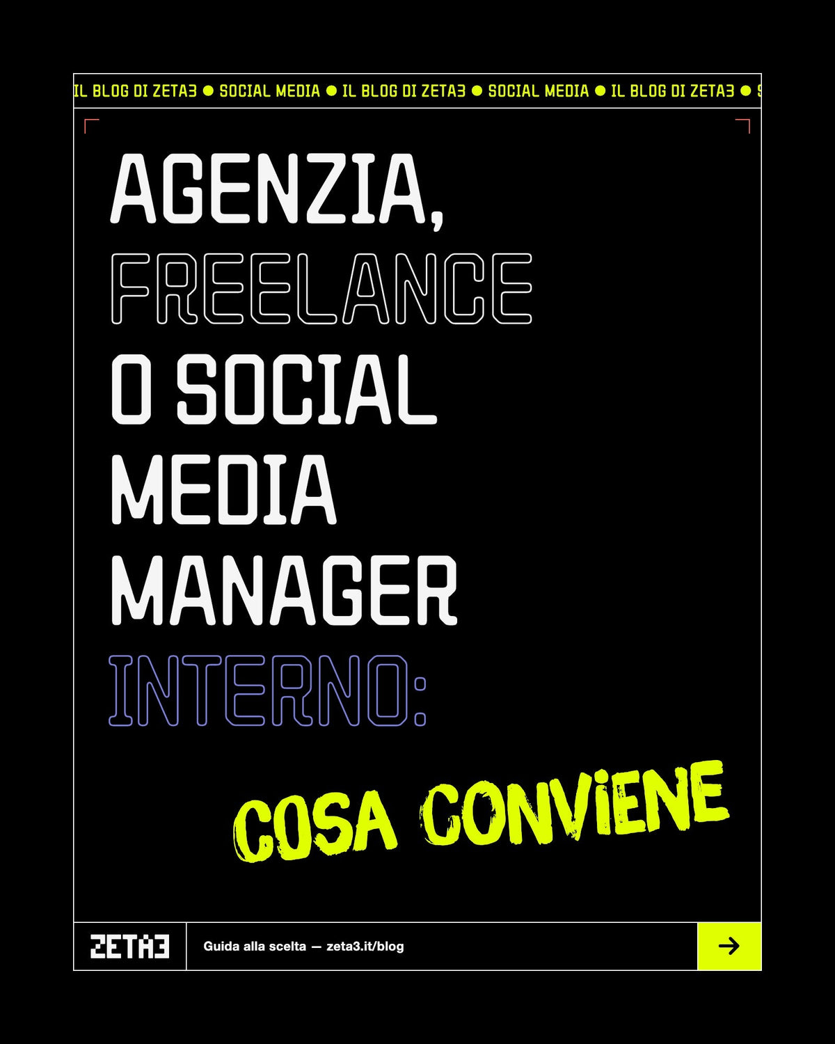 Agenzia, Freelance o Social Media Manager Interno?