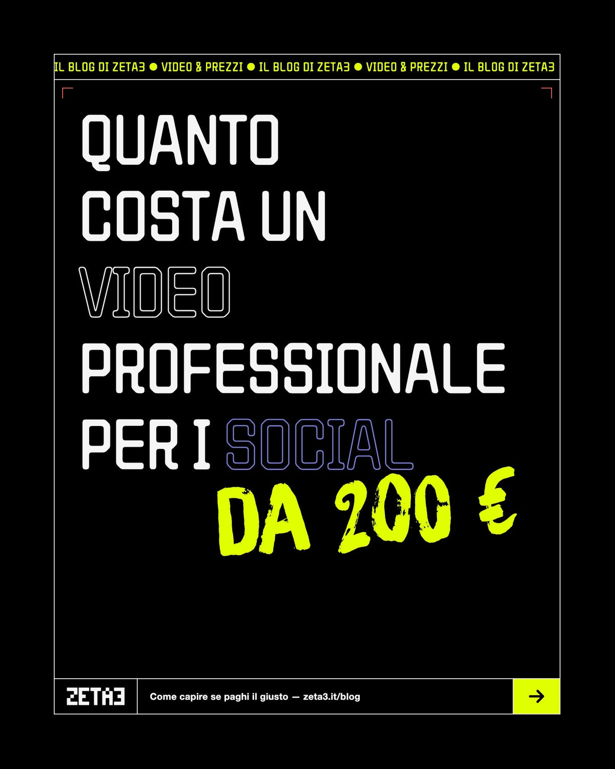 Quanto Costa un Video Professionale per i Social