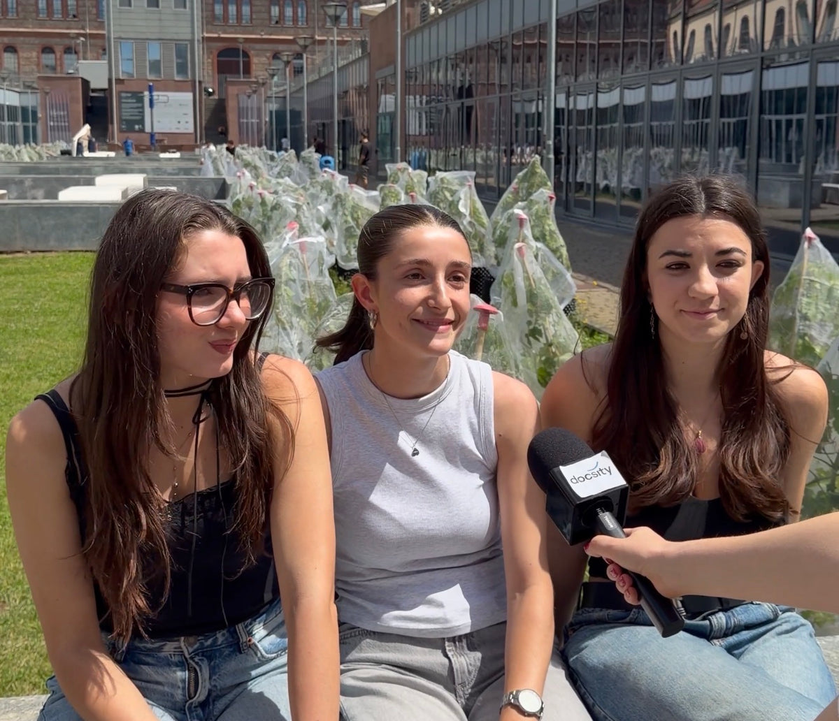 Intervista a tre studentesse per Docsity